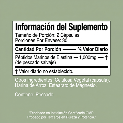 Fórmula Tensora de Piel con Péptido de Elastina