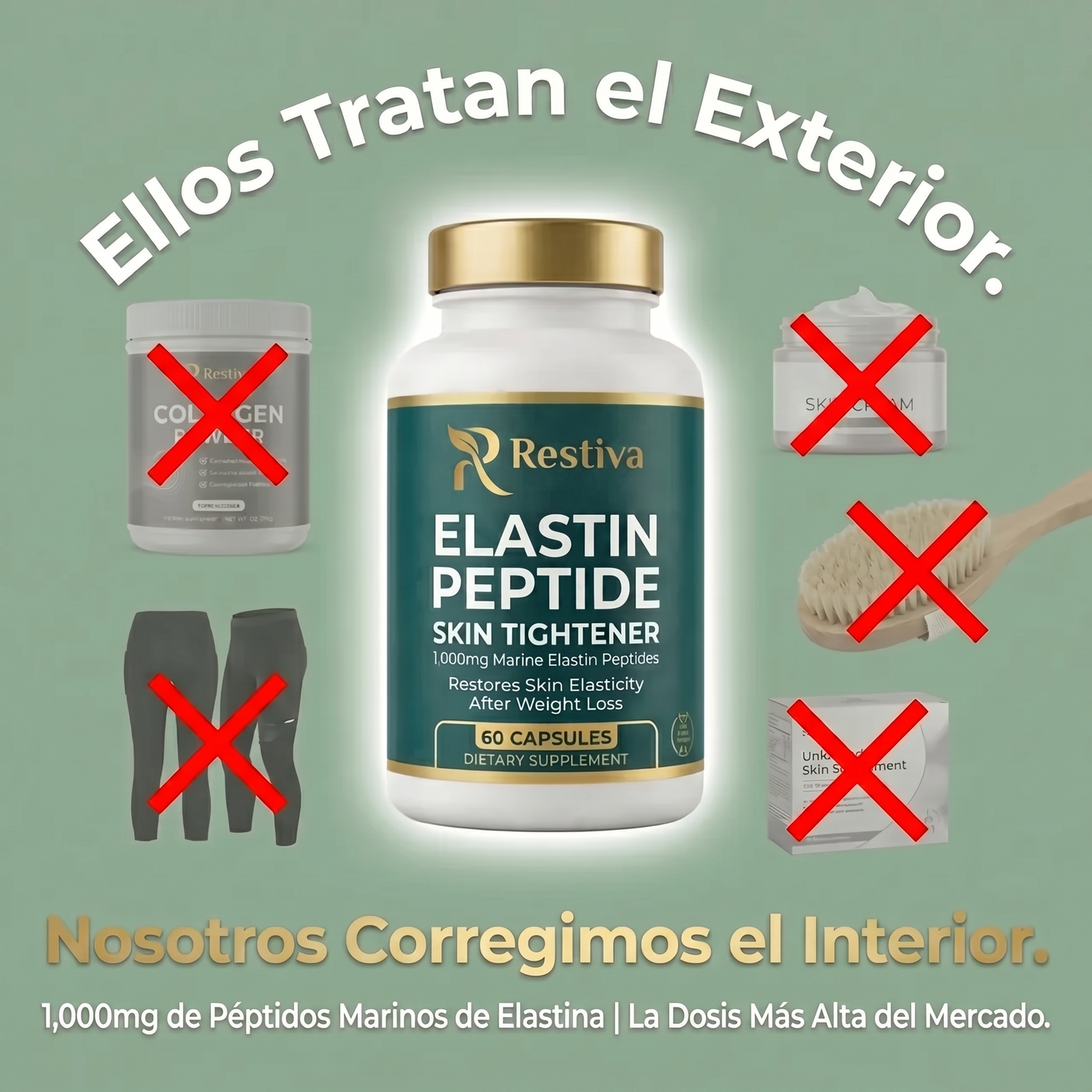 Fórmula Tensora de Piel con Péptido de Elastina