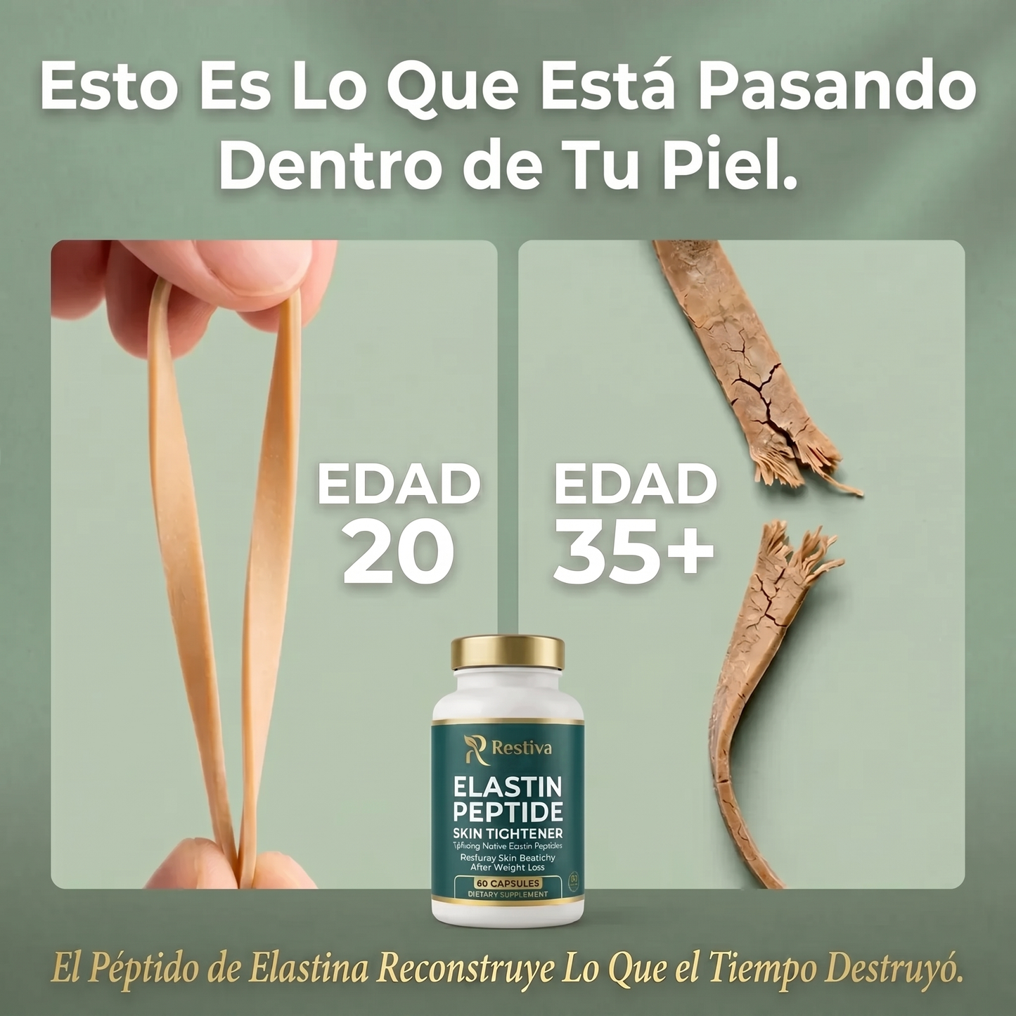 Fórmula Tensora de Piel con Péptido de Elastina